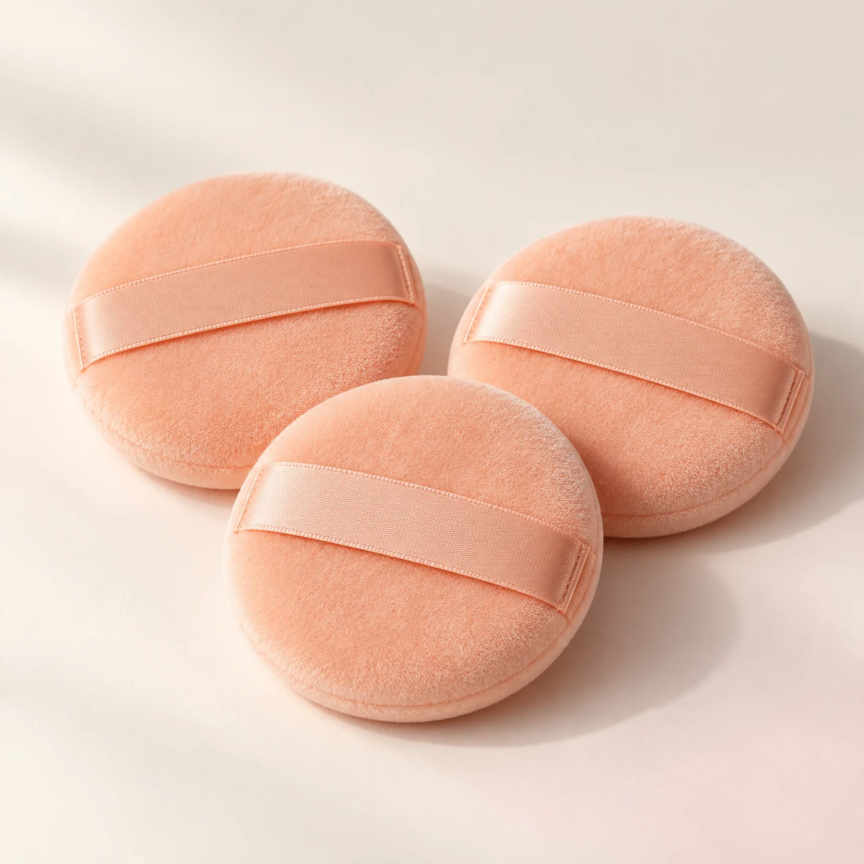 Peach Puff Powder Trio in Peach